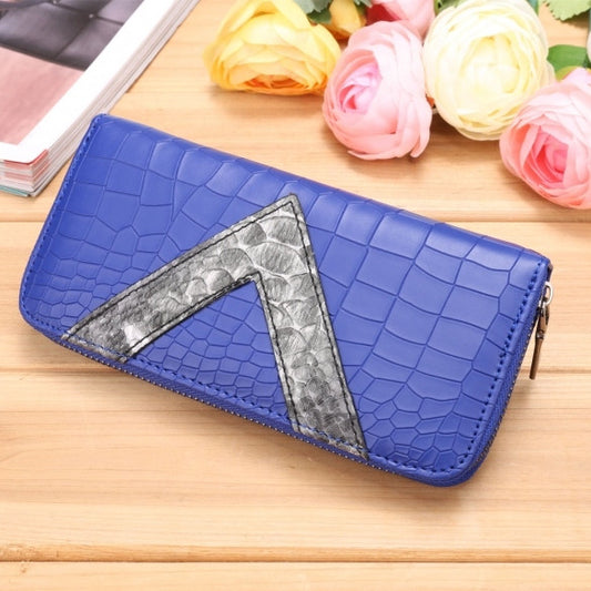 New Women Synthetic Leather Wallet Zipper Around Plaid Clutch Casual OL Party Long Purse