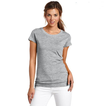 Fashion Pure Color Short Sleeve Soft Cotton T-Shirt