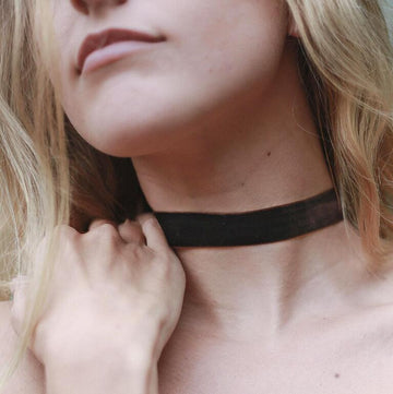 Fashion Black velvet Collar Necklace
