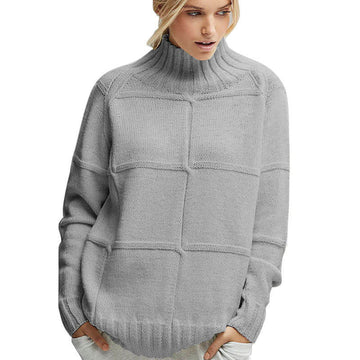 Loose Turtleneck Soild Winter Sweater